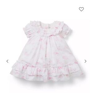 Pink and White Baby Dress with Bloomers